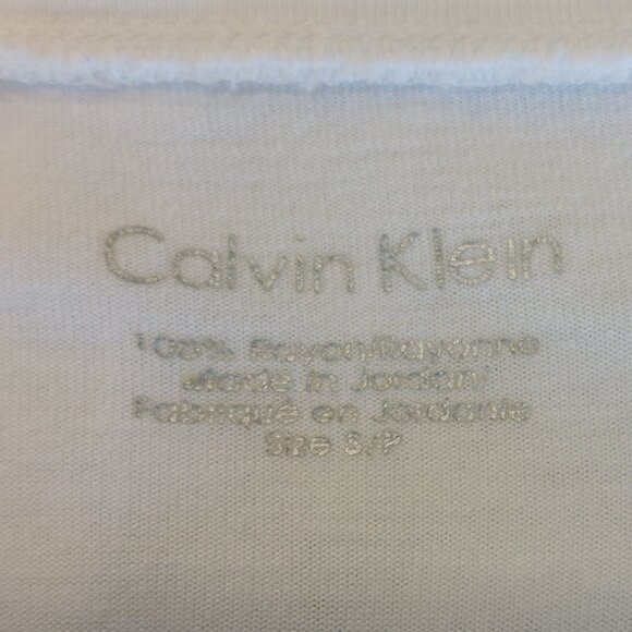 CALVIN KLEIN Women's Long Sleeves Knit Top w/Snakeskin Print on Front - SML - Picture 12 of 12